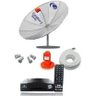 Kit Completo Antena Parabolica Century + Receptor Nanobox + Lnbf + Cabo - 1