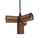 Ver imagem 2 de Lustre Pendente Nick Cobre Para 4 Lâmpadas Bivolt Taschibra