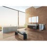 Porcelanato Hd Polido Borda Reta Nobile Bronze 62,5x125cm - 2