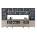 Ver imagem 6 de Cozinha Completa Modulada 370cm x 218,5cm Aéreo MDF Tq e Crt 8 Peças Proença Bege/Nogueira/Nude Prime