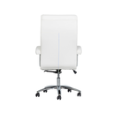 Ver imagem 6 de Cadeira Escritório Couro Presidente Molas Ensacadas Nr17 Califórnia Fratini Branco