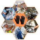 Ver imagem 7 de Luva Preta Pigmentada Tricotada Segurança Epi Canteiro Obra | Fertak | Kit 36 Pares