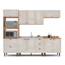 Ver imagem 5 de Cozinha Pérola 5 Peças Off White/Freijó Yescasa