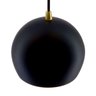 Pendente Bola Preto/Dourado /2 3002 - 5
