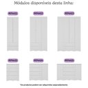 Ver imagem 6 de Cômoda Infantil 125cm 2 Portas e 4 Gavetas Realeza Multimóveis Mp4455 Branco