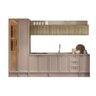 Cozinha Modulável Clássica Completa Mdf Carraro Malta Duna Cor:duna com Noce - 5