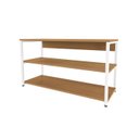 Ver imagem 1 de Conjunto Completo para Escritório 6 Peças com Mesa Escrivaninha Linha Industrial Kappesberg