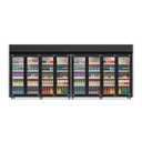 Ver imagem 1 de Expositor 8 Portas Geas8p Gelopar Auto Serviço Preto 4 Prateleiras 220v