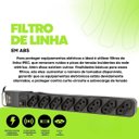 Ver imagem 3 de Filtro de Linha 6 Tomadas Cabo 3m Ipec
