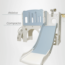 Ver imagem 5 de Playground Infantil Mini Mundo 7 em 1 Cinza e Branco Freso
