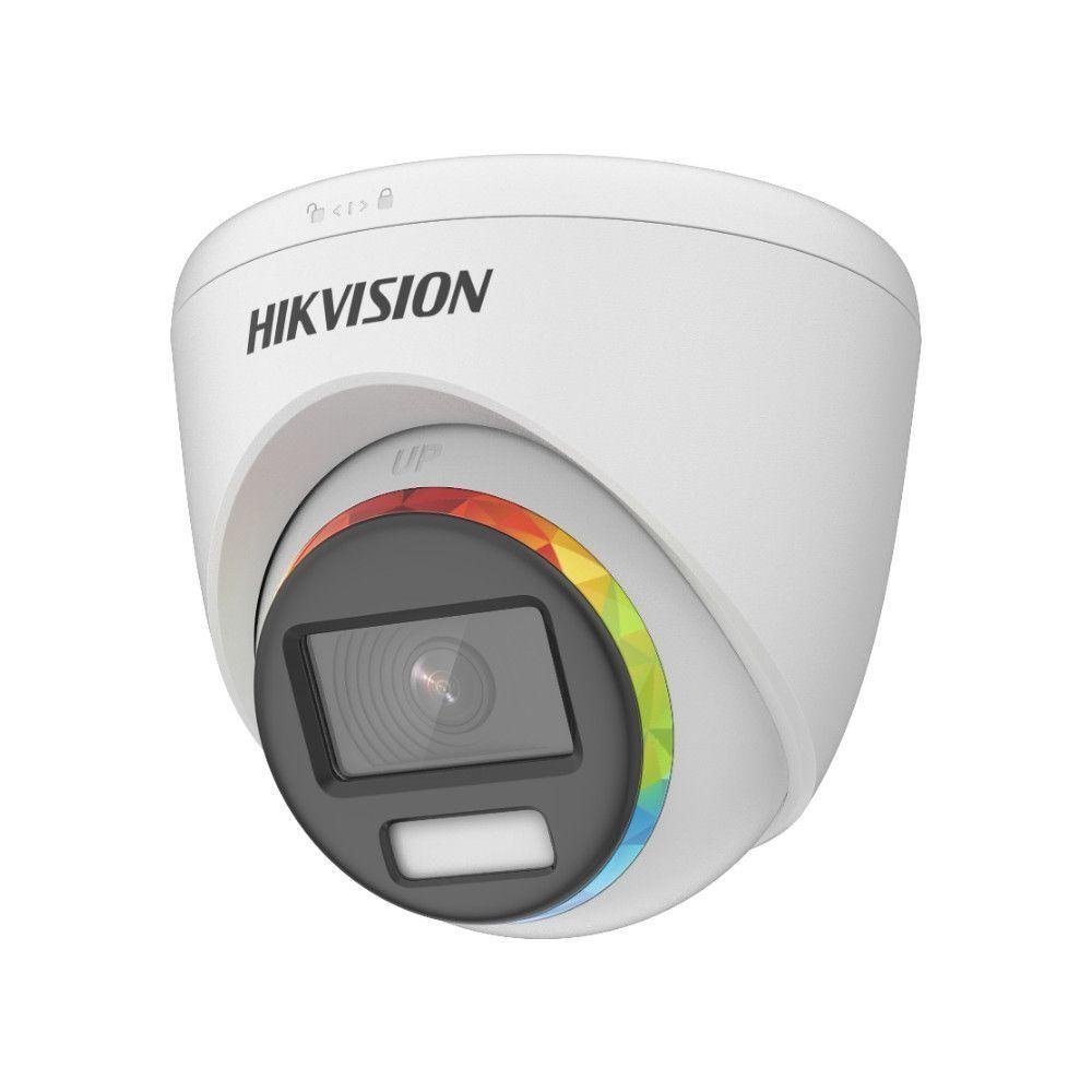 Câmera De Segurança Hikvision Turret 2mp Fhd 2 8mm Branco Madeiramadeira