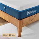 Ver imagem 4 de Colchão de Espuma Luuna Blue Queen, Suporte e Conforto, Firme Confortável 158cm x 198cm x 20cm