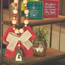 Ver imagem 3 de Adorno Dezena de Porta Natal com Laço e Sino Armazém Católico 172483