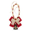 Ver imagem 2 de Adorno Dezena de Porta Natal com Laço e Sino Armazém Católico 172483