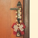 Ver imagem 1 de Adorno Dezena de Porta Natal com Laço e Sino Armazém Católico 172483