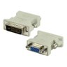 Adaptador Dvi D 24+1 Pinos Macho para Vga 15 Pinos Femea - 1