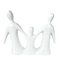 Ver imagem 1 de Enfeite Escultura Família de Cerâmica Decor na Cor Branca