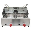 Ver imagem 4 de Kit Lanchonete Mesa de Manipulação 100x55cm + Fritadeira a Gás 2 Cuba + Chapa a Gás 90cm