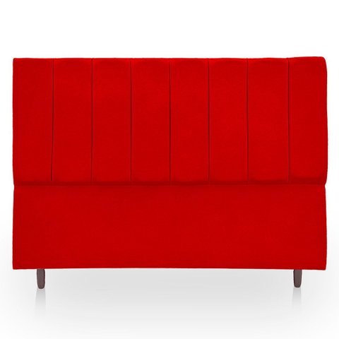 Cabeceira Estofada Moderna e Elegante para Cama de Casal 140 Eros Suede