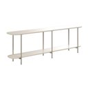 Ver imagem 6 de Aparador Mesa Lateral para Sofá Sala 180cm 100% MDF Estrutura Aço Carbono Off White Fosco