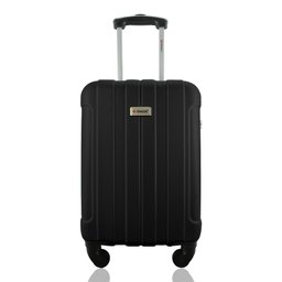 Mala de Bordo 10kg Viagem Rodas 360 Rígida Abs Cadeado Segredo Gladiador A1mb:preto - 1