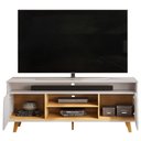 Ver imagem 6 de Rack para Sala de Estar TV 60 pol Pés Retrô Eva D05 Bali Cedro - Lyam Decor