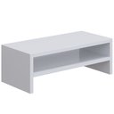 Ver imagem 4 de Kit 02 Suportes Para Monitor Stand Home Office Lap 63 cm L03 Branco - Lyam Lyam Decor