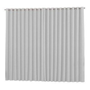 Cortina Sala Quarto Tecido Blackout Branco Gelo 2,00x1,30