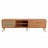 Tb311 Rack Tela 220cm C/ 2 Gavetas e Porta Correr - Freijo Moveis Dalla Costa Ltda - 1