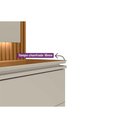 Ver imagem 4 de Estante P/ Sala até 75 Pol Guararapes C/ 2 Portas e Led 215x191cm Nature/off White - Linea Brasil