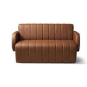 Ver imagem 4 de Sofá 2 Lugares Decorativo 148cm Túlio Madeira Sintético Pu K01 - D’Rossi