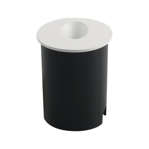 Luminária de Piso Balizador Vincent Redondo Led 2w 3000k Bivolt Ip65 Galaxy Led