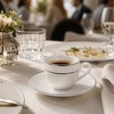 Ver imagem 6 de Jogo 24 Xícaras com Pires 90ml Café Porcelana Majesty Silver