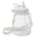 Ver imagem 2 de Garrafa P/ Água Policarbonato C/ Alça Dupla Branca 1200Ml
