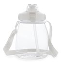 Ver imagem 3 de Garrafa P/ Água Policarbonato C/ Alça Dupla Branca 1200Ml