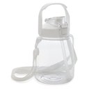 Ver imagem 1 de Garrafa P/ Água Policarbonato C/ Alça Dupla Branca 1200Ml
