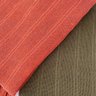 Kit com 2 Mantas Quadriculada para Sofá e Camas Verde Oliva e Terracota Xale 1,20x1,80 M Artesanato - 3