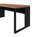 Ver imagem 7 de Mesa de Escritório em L 170 cm X 160 cm 40mm Pés Metal com Gaveteiro F5 Office Cor:Nogal com Preto