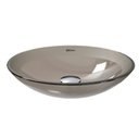 Ver imagem 1 de Cuba de Apoio 35x0,8cm Light Vidro Cristal Bronze - 337 - Cris-metal