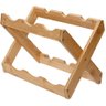Suporte Para Vinhos Retrátil Bambu 6 Garrafas - Mimo Style - 2