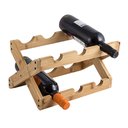 Ver imagem 1 de Suporte Para Vinhos Retrátil Bambu 6 Garrafas - Mimo Style