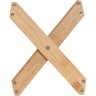 Suporte Para Vinhos Retrátil Bambu 6 Garrafas - Mimo Style - 4