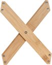 Ver imagem 4 de Suporte Para Vinhos Retrátil Bambu 6 Garrafas - Mimo Style