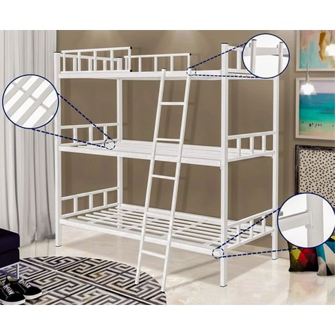 Treliche de Ferro/aço, 3 Pessoas, Pousada, Alojamnetose:branca