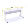 MESA P/ ESCRITÓRIO 152X61 PANDIN MAXXI - BRANCO MX150 - 2