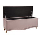 Ver mais imagens de Conjunto Cabeceira/calçadeira Holanda 1,95 Luxor Rose - Star Confort