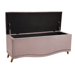 Conjunto Cabeceira/calçadeira Holanda 1,95 Luxor Rose - Star Confort - 8