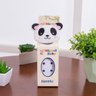 NANINHA COM PORTA CHUPETA PANDA MENINA - Rosa - Bichinhos - 4