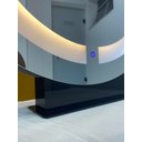 Ver imagem 5 de Espelho Redondo Simples C/ Iluminação e Suporte Bancada 40cm