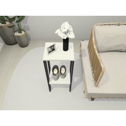 Mesa Alta, Mesa de Canto, Mesa de Apoio, Mesa de Bebedouro, Mesa Lateral Sala/quarto/cozinha - 2